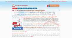 Desktop Screenshot of pdf-converter-pro.com