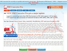 Tablet Screenshot of pdf-converter-pro.com